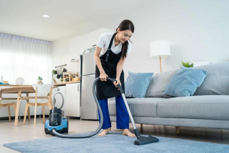 Bedroom deep-cleaning routine featuring HEPA vacuum filtration Bedroom deep-cleaning routine featuring HEPA vacuum filtration