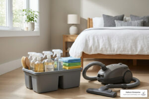 bedroom cleaning list