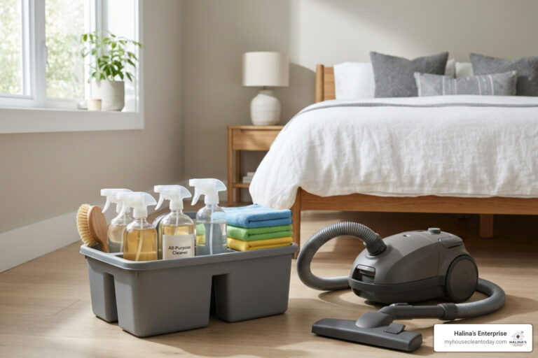 bedroom cleaning list